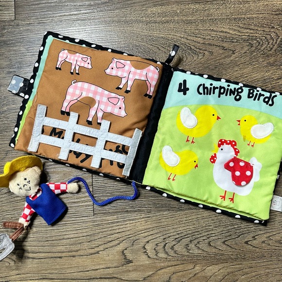 Manhattan Toy Company Farmyard Friends Soft Book EUC - Picture 12 of 12